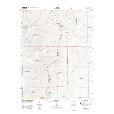 2013 Map of Medano Pass, 2013 Print