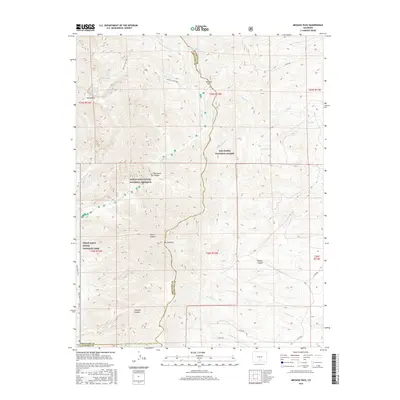 2016 Map of Medano Pass, 2016 Print