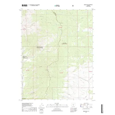 2019 Map of Medano Pass, 2019 Print