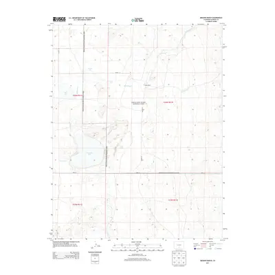 2013 Map of Medano Ranch, 2013 Print