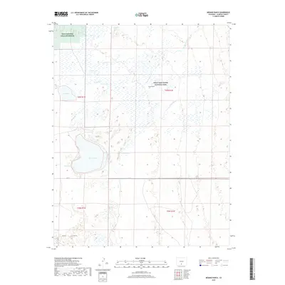 2019 Map of Medano Ranch, 2019 Print