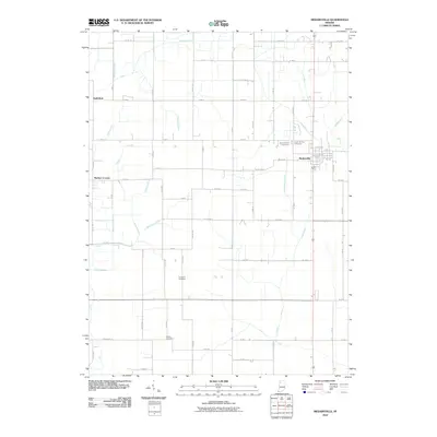 2010 Map of Medaryville, 2010 Print