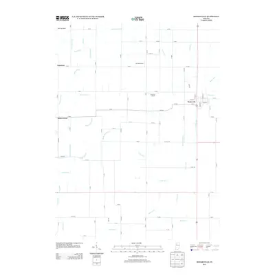 2013 Map of Medaryville, 2013 Print