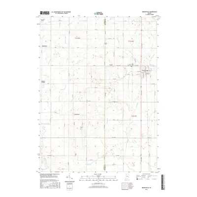 2016 Map of Medaryville, 2016 Print