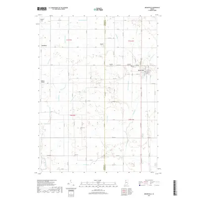 2019 Map of Medaryville, 2019 Print