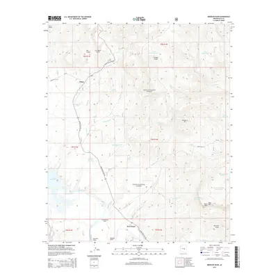2014 Map of Meddler Wash, 2014 Print