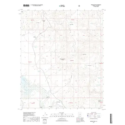 2018 Map of Meddler Wash, 2018 Print