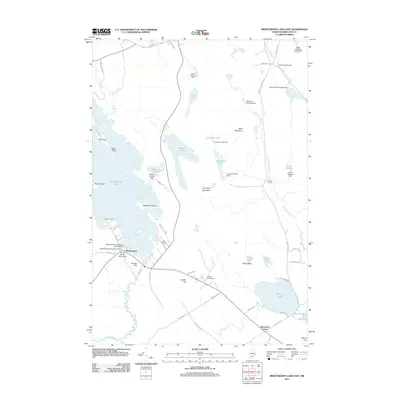 2011 Map of Meddybemps Lake East, 2011 Print