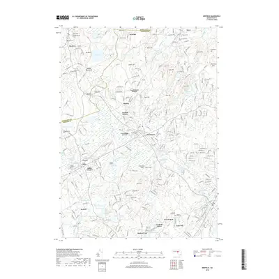 2018 Map of Medfield, 2018 Print