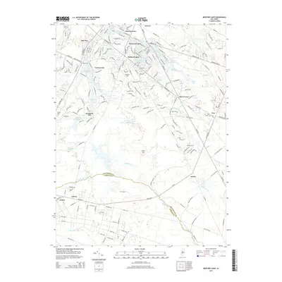 2014 Map of Medford Lakes, 2014 Print