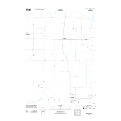 2013 Map of Mediapolis, 2013 Print