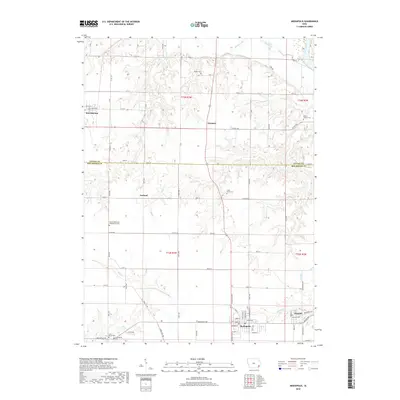 2018 Map of Mediapolis, 2018 Print