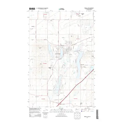 2014 Map of Medical Lake, 2014 Print