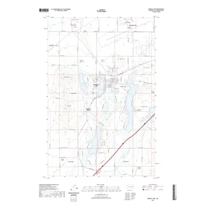 2020 Map of Medical Lake, 2020 Print
