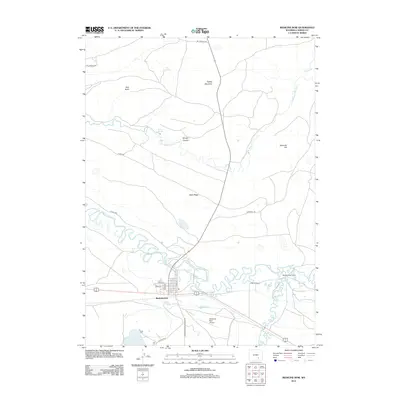 2012 Map of Medicine Bow, 2012 Print
