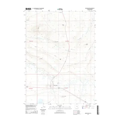 2015 Map of Medicine Bow, 2015 Print