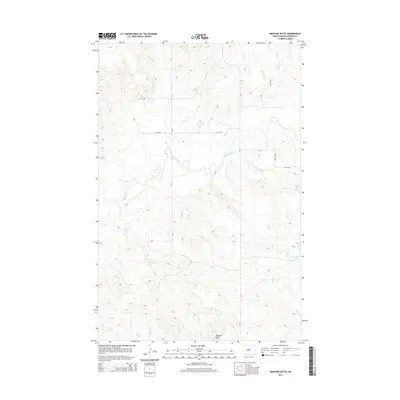 2014 Map of Medicine Butte, 2014 Print