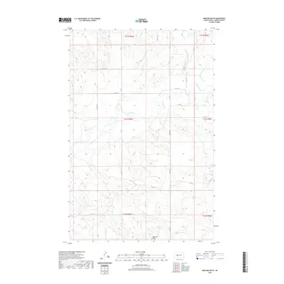 2020 Map of Medicine Butte, 2020 Print