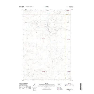 2020 Map of Medicine Butte NE, 2020 Print