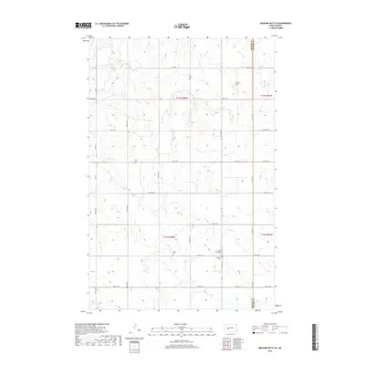 2018 Map of Medicine Butte SE, 2018 Print