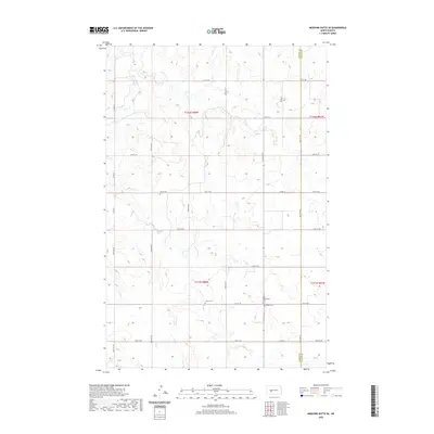 2020 Map of Medicine Butte SE, 2020 Print