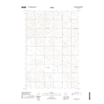 2020 Map of Medicine Butte SW, 2020 Print