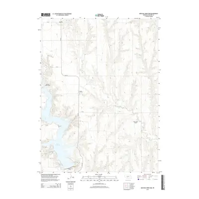 2014 Map of Medicine Creek Dam, 2014 Print