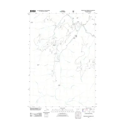 2011 Map of Medicine Hot Springs, 2011 Print