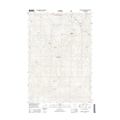 2014 Map of Medicine Hot Springs, 2014 Print
