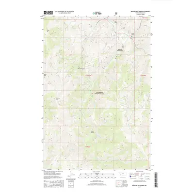 2017 Map of Medicine Hot Springs, 2017 Print