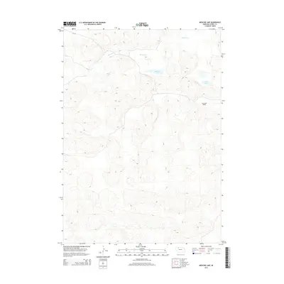 2014 Map of Medicine Lake, 2014 Print