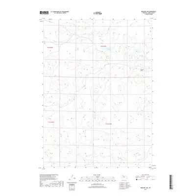 2017 Map of Medicine Lake, 2017 Print