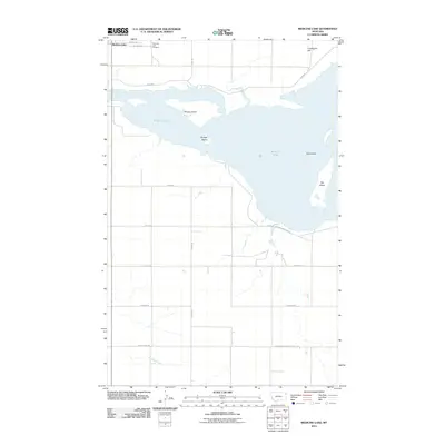 2011 Map of Medicine Lake, 2011 Print