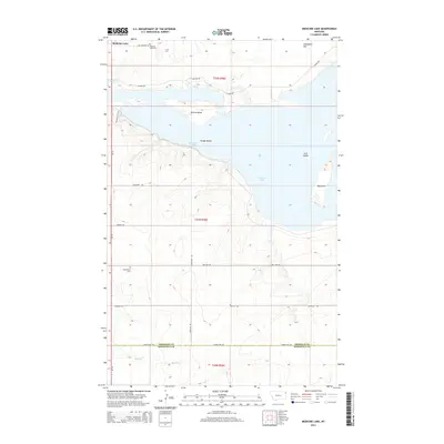 2014 Map of Medicine Lake, 2014 Print