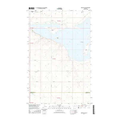 2017 Map of Medicine Lake, 2017 Print