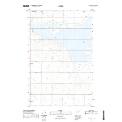 2020 Map of Medicine Lake, 2020 Print