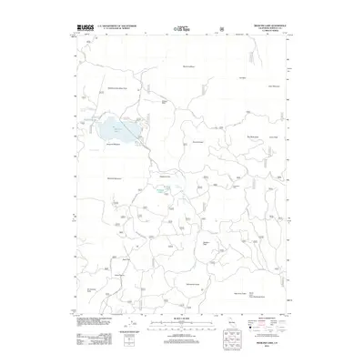 2012 Map of Medicine Lake, 2012 Print