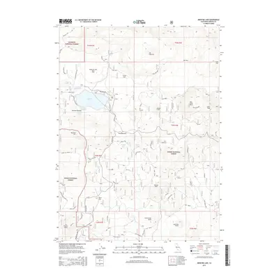 2015 Map of Medicine Lake, 2015 Print