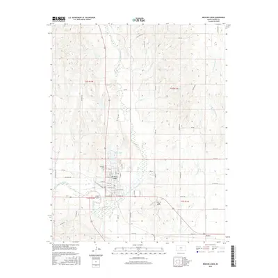 2015 Map of Medicine Lodge, 2015 Print