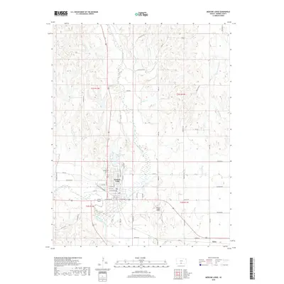 2018 Map of Medicine Lodge, 2018 Print
