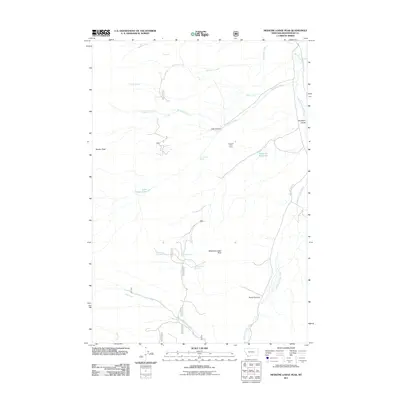 2011 Map of Medicine Lodge Peak, 2011 Print