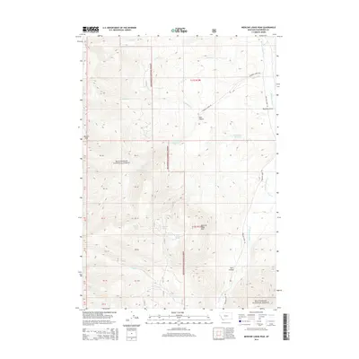 2014 Map of Medicine Lodge Peak, 2014 Print