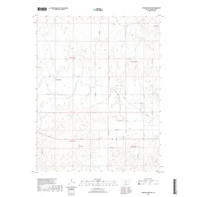 2018 Map of Medicine Lodge SW, 2018 Print