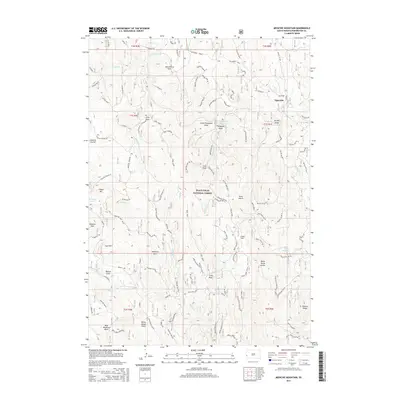 2015 Map of Medicine Mountain, 2015 Print