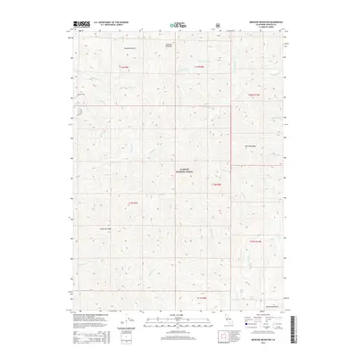 2015 Map of Medicine Mountain, 2015 Print