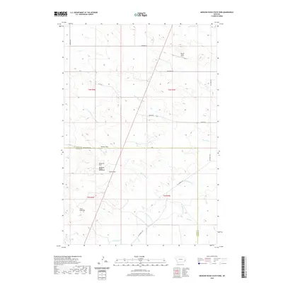 2020 Map of Medicine Rocks State Park, 2020 Print