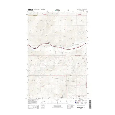 2014 Map of Medicine Tree Hill, 2014 Print