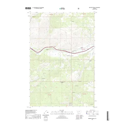 2020 Map of Medicine Tree Hill, 2020 Print