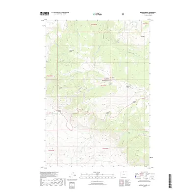 2017 Map of Medicine Wheel, 2017 Print