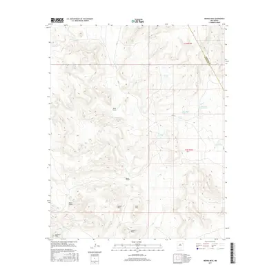 2017 Map of Medina Mesa, 2017 Print